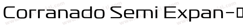 Corranado Semi Expan字体转换